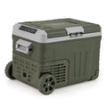 Portable 12V Car Refrigerator Electric Cooler, 35L/50L, Green
