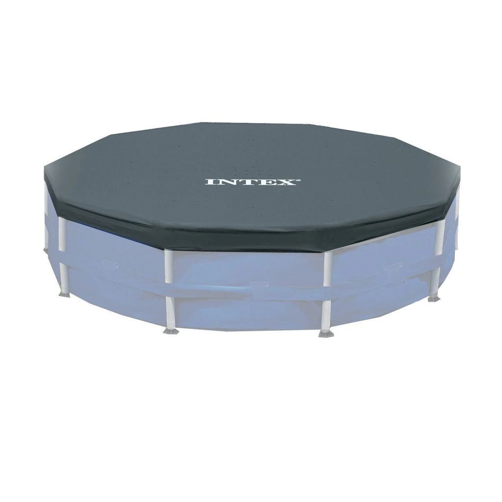 Intex Prism Frame Above Ground Swimming Pool 14ft x 42in With Pump - 26719EH