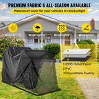 VEVOR Motorcycle Shelter - Waterproof 600D Oxford Fabric
