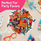 Halloween Chocolate Candy Variety Pack Bulk Assorted Chocolate Individually Wrapped Mini Chocolate Bars 5 lb Bulk Candy Mix for Candy Bags Office Break Room Parties