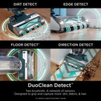 Shark POWERDETECT Upright Vacuum With DuoClean Detect, Black/Teal - AZ4000