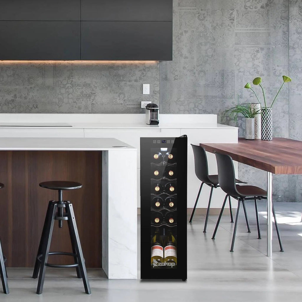 Ktaxon 18 Bottle Compressor Wine Cooler, 1.8 Cu.Ft, 52L - Freestanding