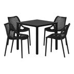 WestinTrends 5-Piece Outdoor Patio Dining Set, Olive Green - Playa