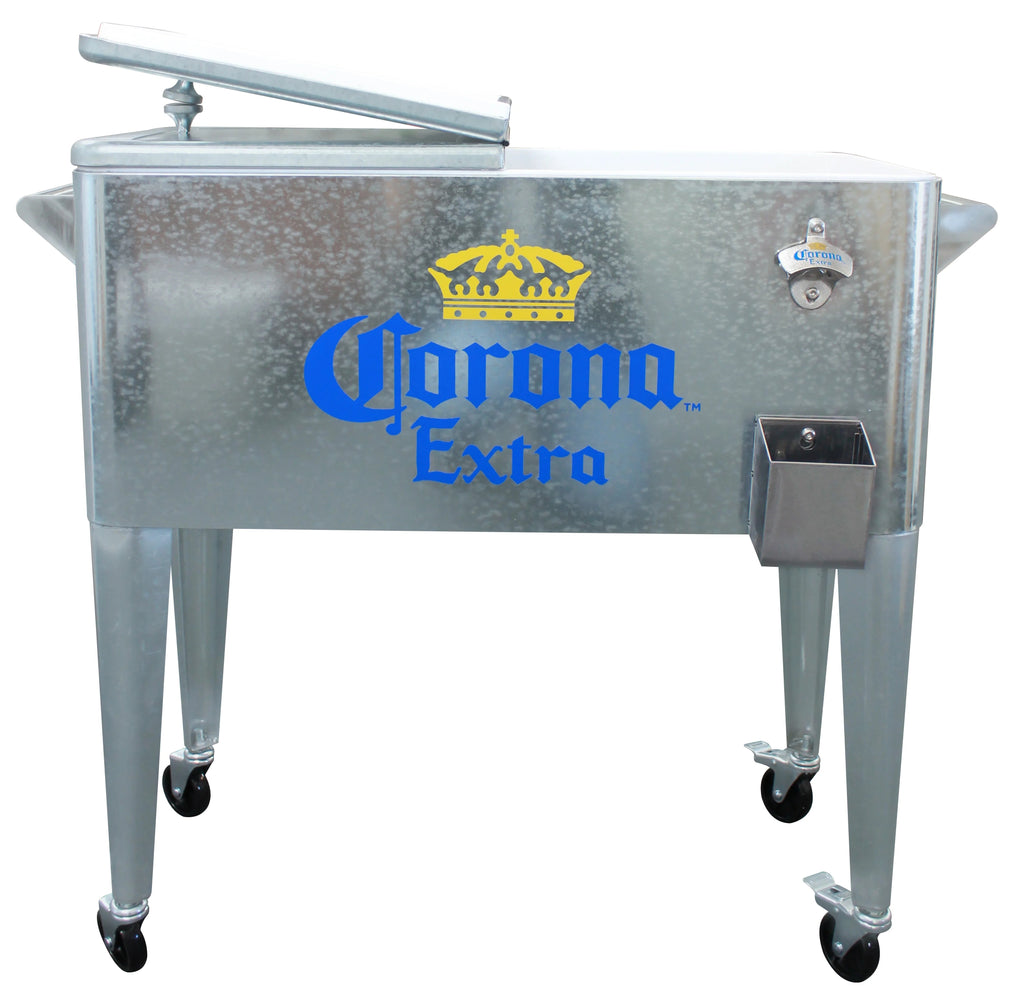 Leigh Country Galvanized Corona Outdoor Cooler, Silver, 80 Qt. - MC 47902