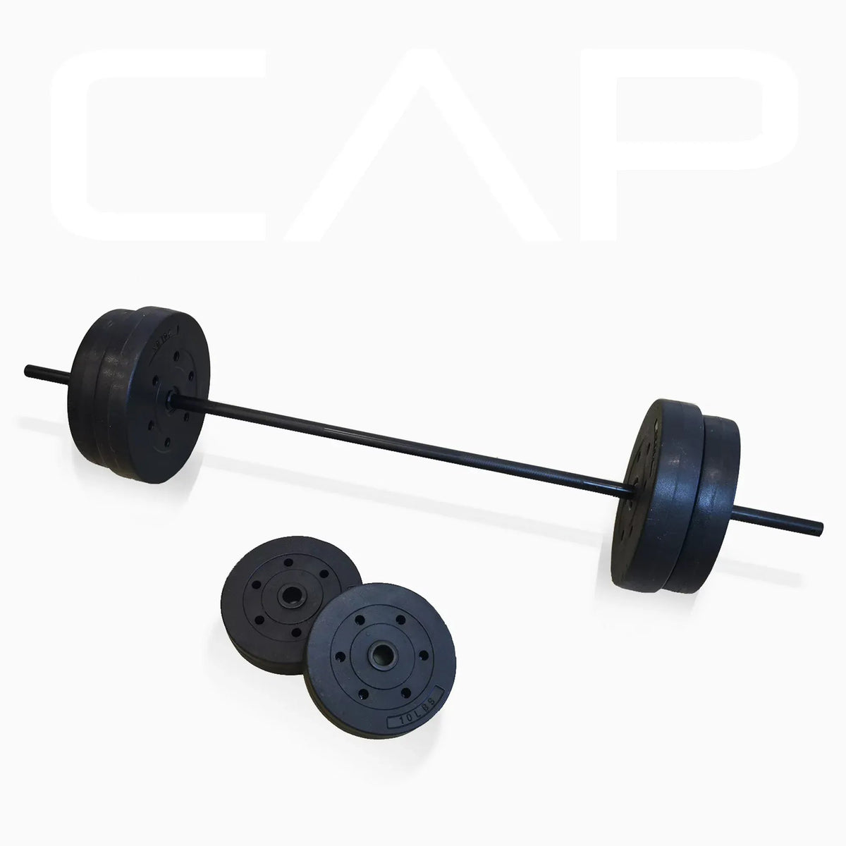 Adjustable Standard Weight Bench With Rack, Leg Extension And 90 lb Weight Set - 59 in L x 54.75 in W x 48 in H