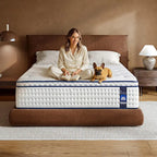 BCNUW King Hybrid Mattress, 14-Inch, Medium-Firm Support
