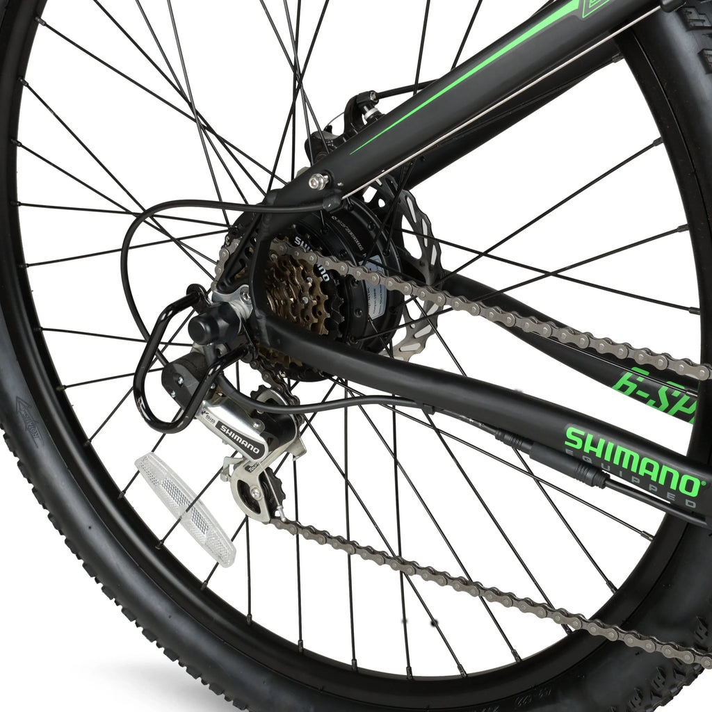 Hyper Bicycles 29 Inch 36V Electric Mountain Bike For Adults, 250W, Black