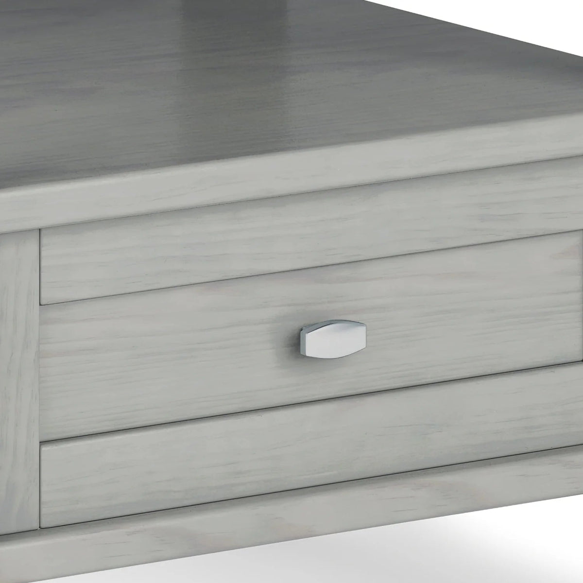 Solid Wood Rectangle End Table With Drawer And Shelf, 18.1in D x 20in W x 19.5in H - Norfolk