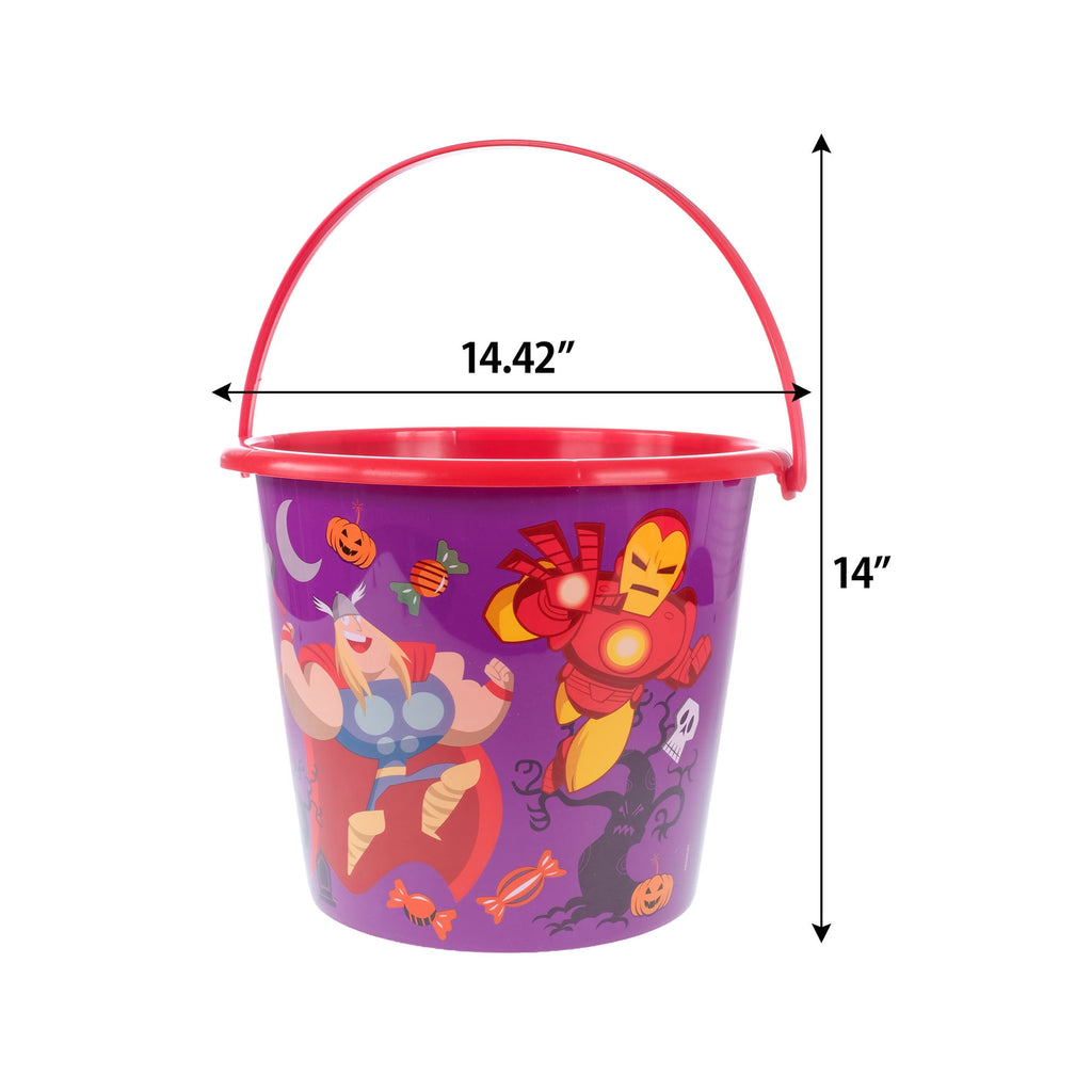 Marvel Heroes Halloween Trick-or-Treat Pail with Character Art
