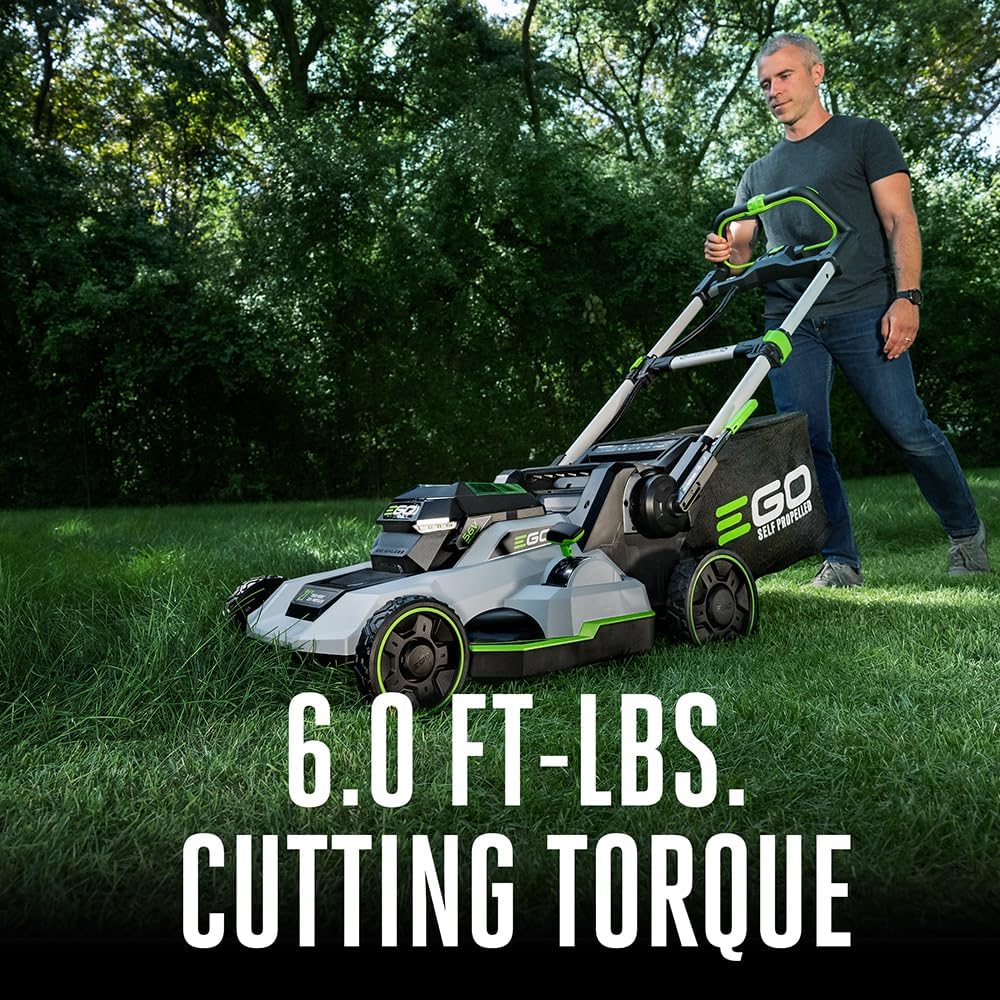 EGO POWER+ 21in Self-Propelled Cordless Lawn Mower With 56V 6.0Ah And 4.0Ah Batteries - LM2123SP-2
