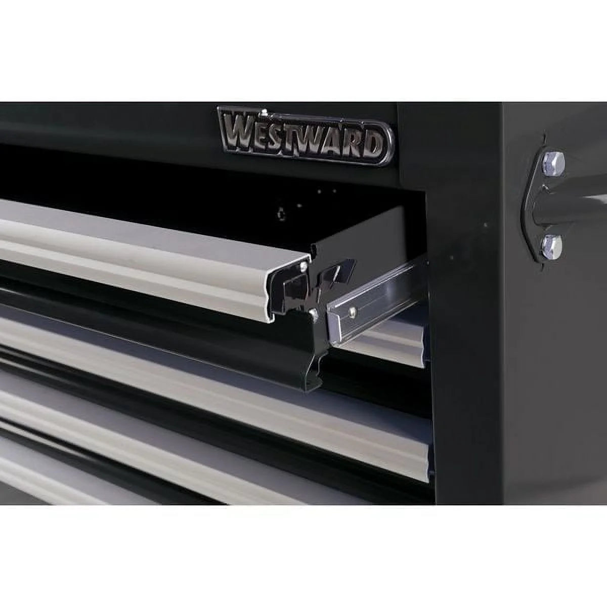 Westward Rolling Tool Cabinet, Black, 42 in x 18 15/16 in x 39 13/16 in, 13 Drawers - 32H892