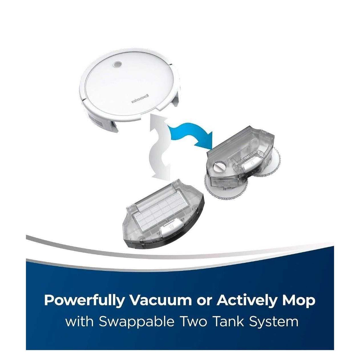 Bissell SpinWave Pet 2-in-1 Wet Mop And Dry Robot Vacuum