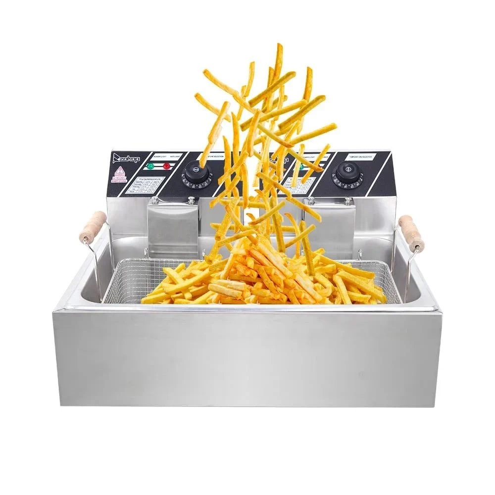 Winado Stainless Steel Deep Fryer, 23.26Qt/22L