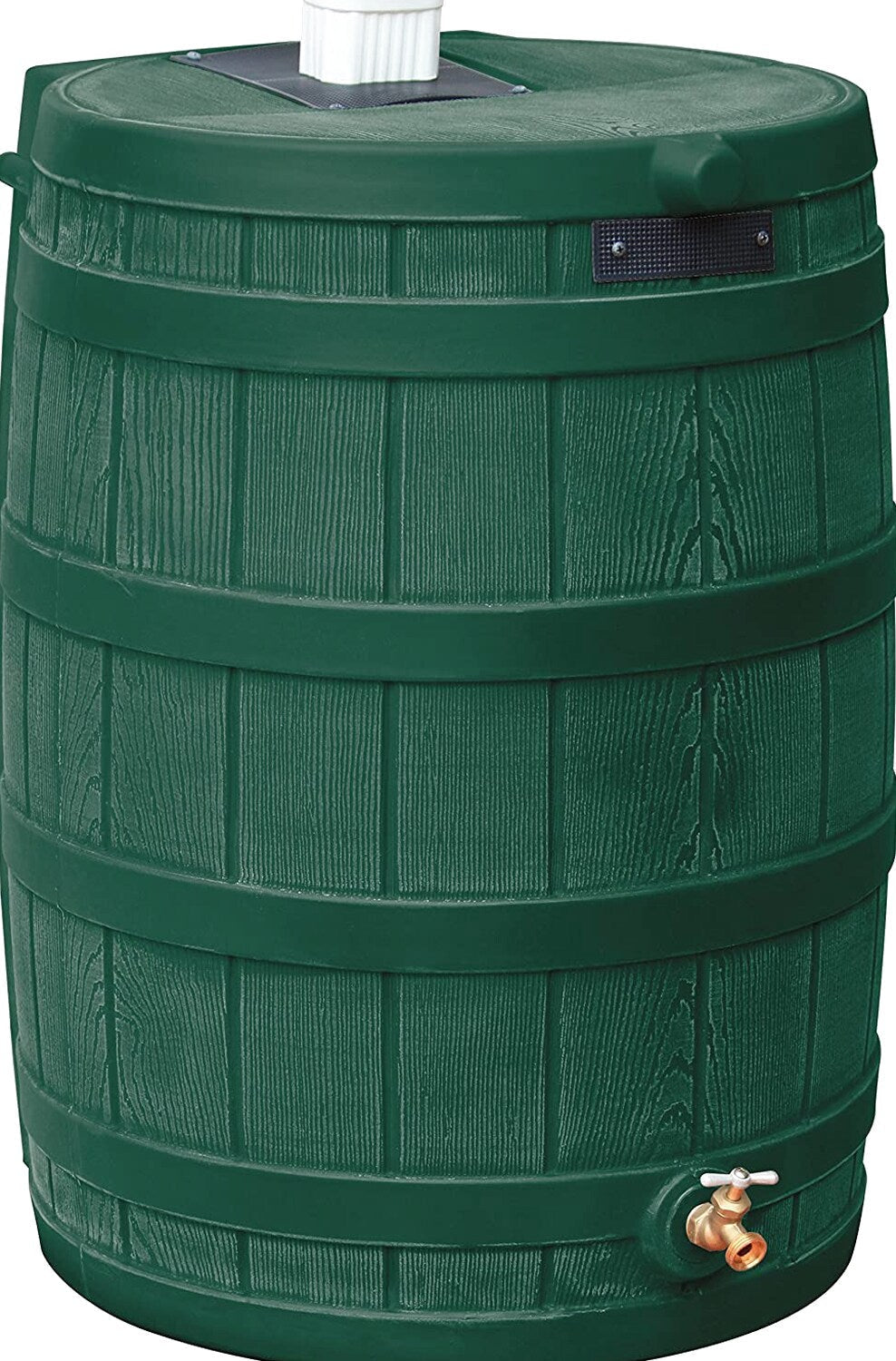 Good Ideas Rain Wizard 50 Gallon Plastic Outdoor Rain Barrel Water Storage Collector
