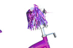 PlayWorld 20 in BMX S-Type Frame Kids' Bicycle With Coaster Brake, One Piece Crank, Purple Rims, White Tire - Purple