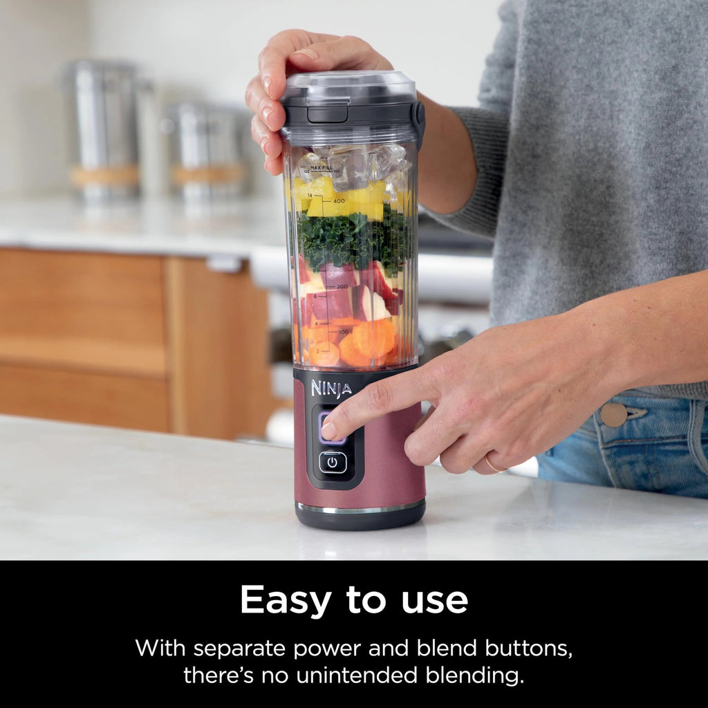 Ninja Blast Portable Personal Blender, Cordless, 18 oz, Metallic Purple - BC151PL