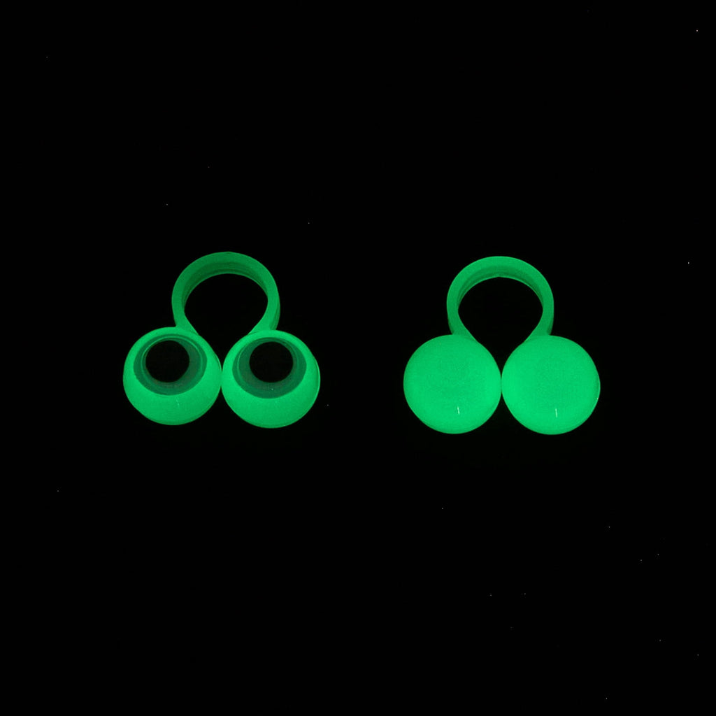 Glow-in-the-Dark Googly Eyes Rings Party Favors, Multicolor, 12 Count, Halloween by Way To Celebrate