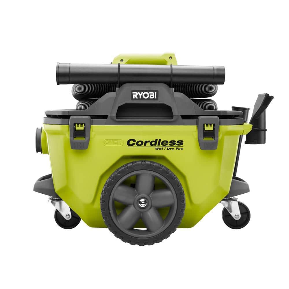 RYOBI ONE+ 18V Cordless 6 Gal Wet/Dry Vacuum Kit With 4.0 Ah Battery And Charger - P770KN