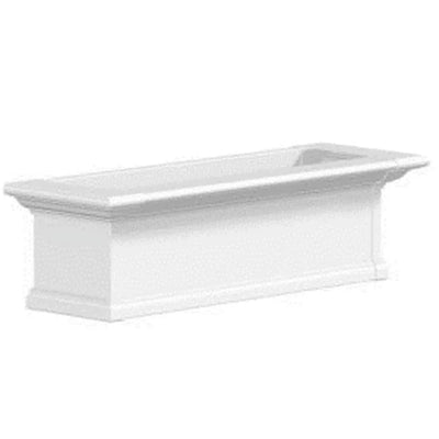 Yorkshire 3 Foot Window Box - White - 4823W