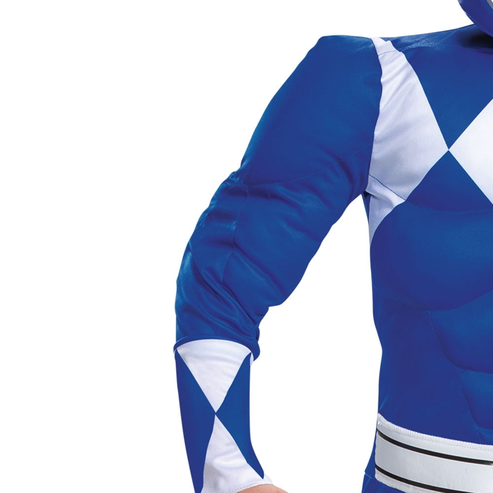 Power Rangers - Mighty Morphin Blue Ranger Halloween Costume for Children, Boys Size XS (4/5), by Disguise