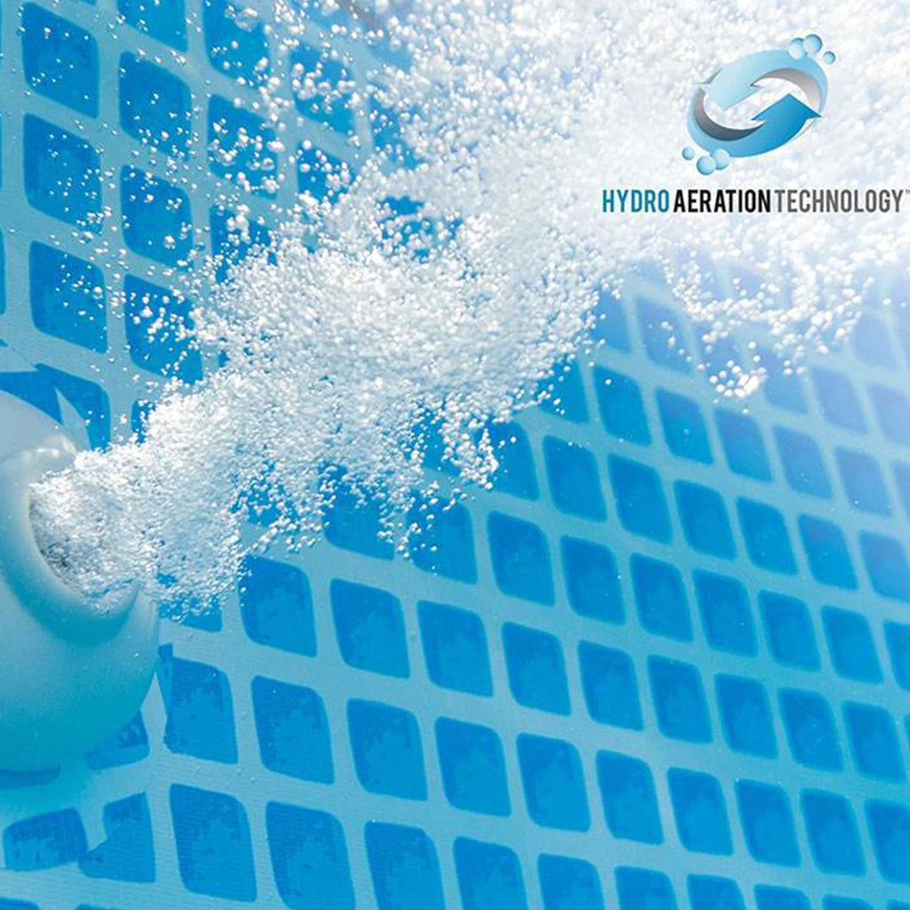 Intex Prism Frame Above Ground Swimming Pool 14ft x 42in With Pump - 26719EH