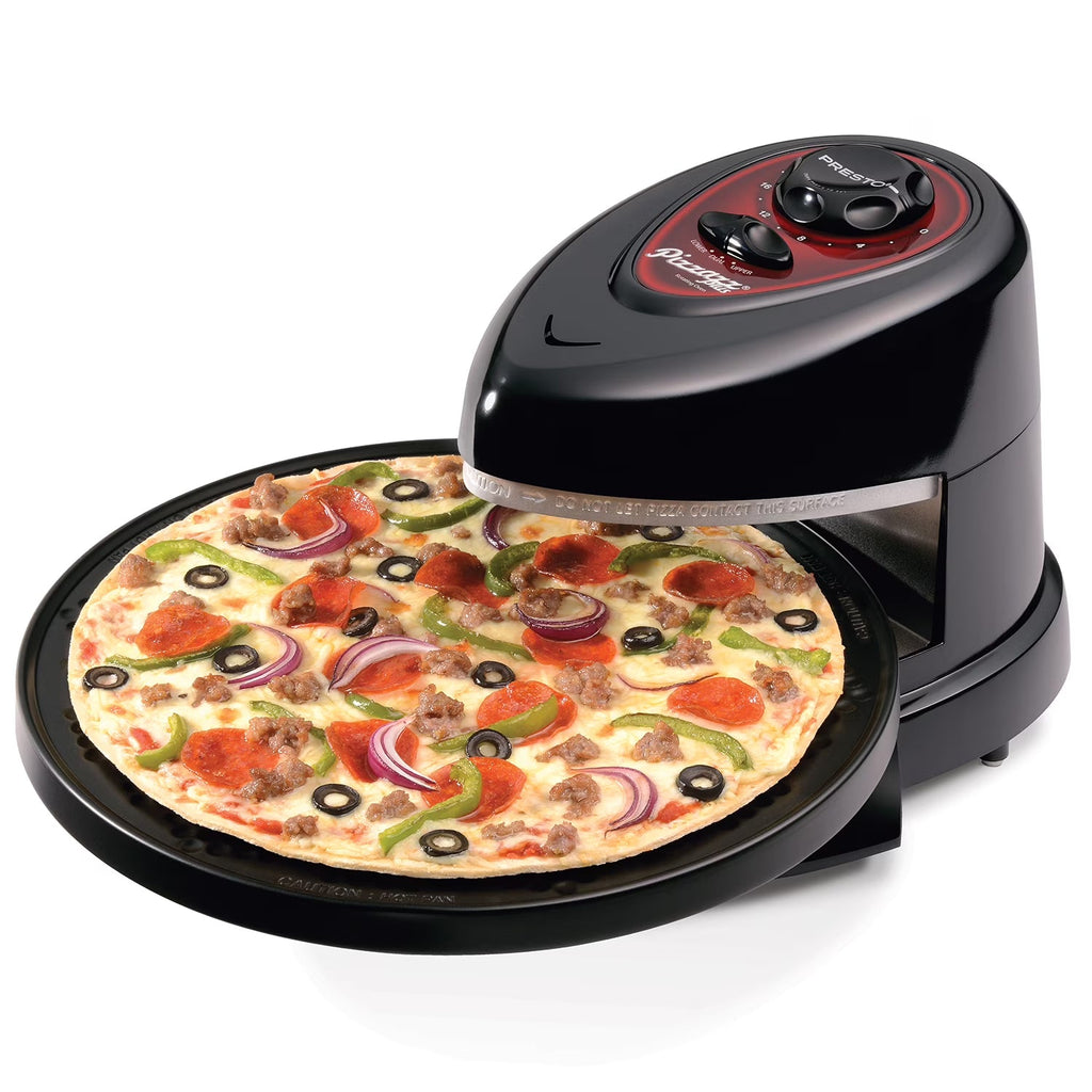 Presto Pizzazz Plus Rotating Pizza Oven, Black - 03430
