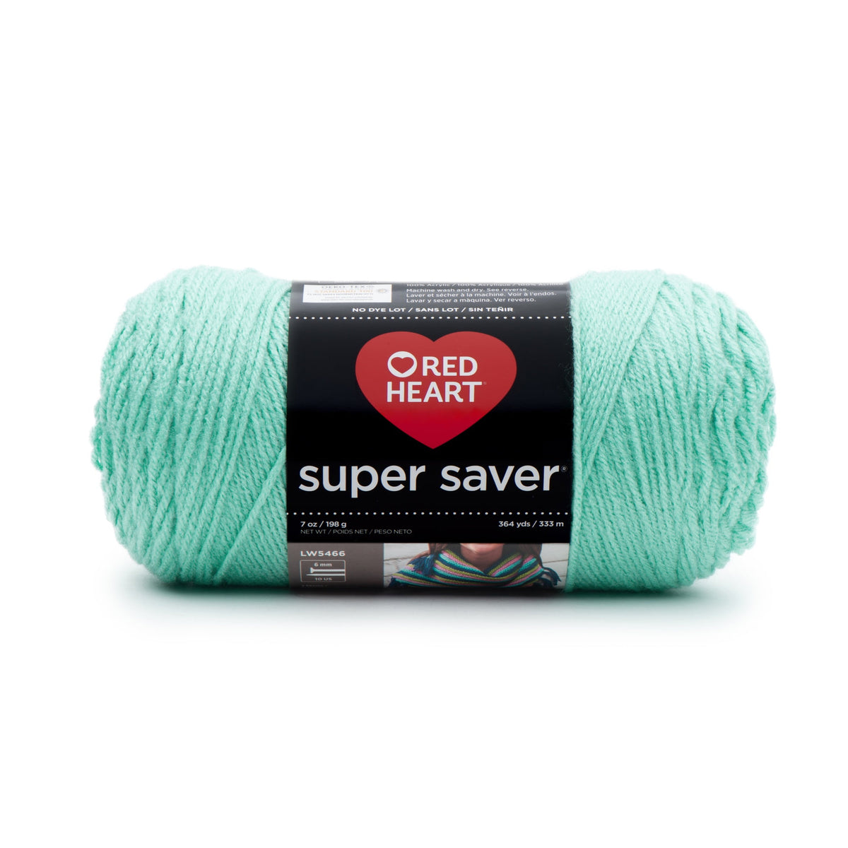 Red Heart Super Saver 4 Medium Acrylic Yarn Black 7oz 198g 364 Yards