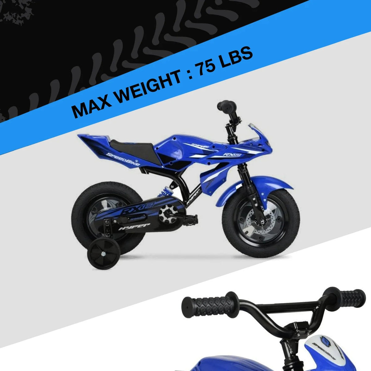 Hyper Speed 12-Inch Boys' Bicycle - Blue