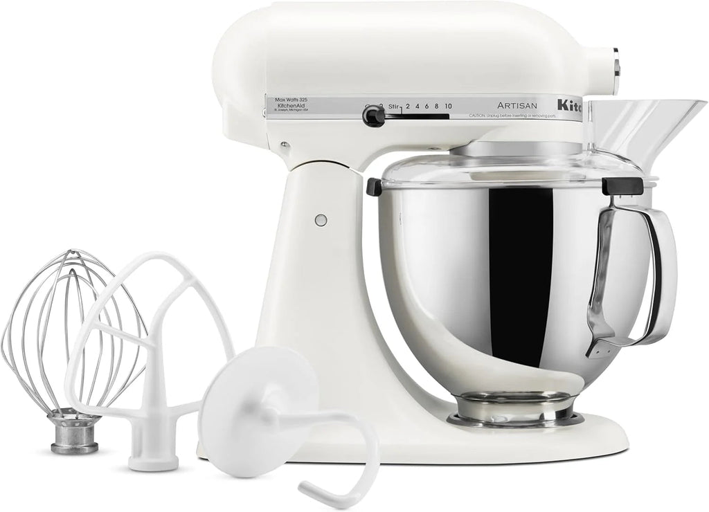 5-Quart Tilt-Head Stand Mixer With Stainless Steel Bowl, 10 Speeds
