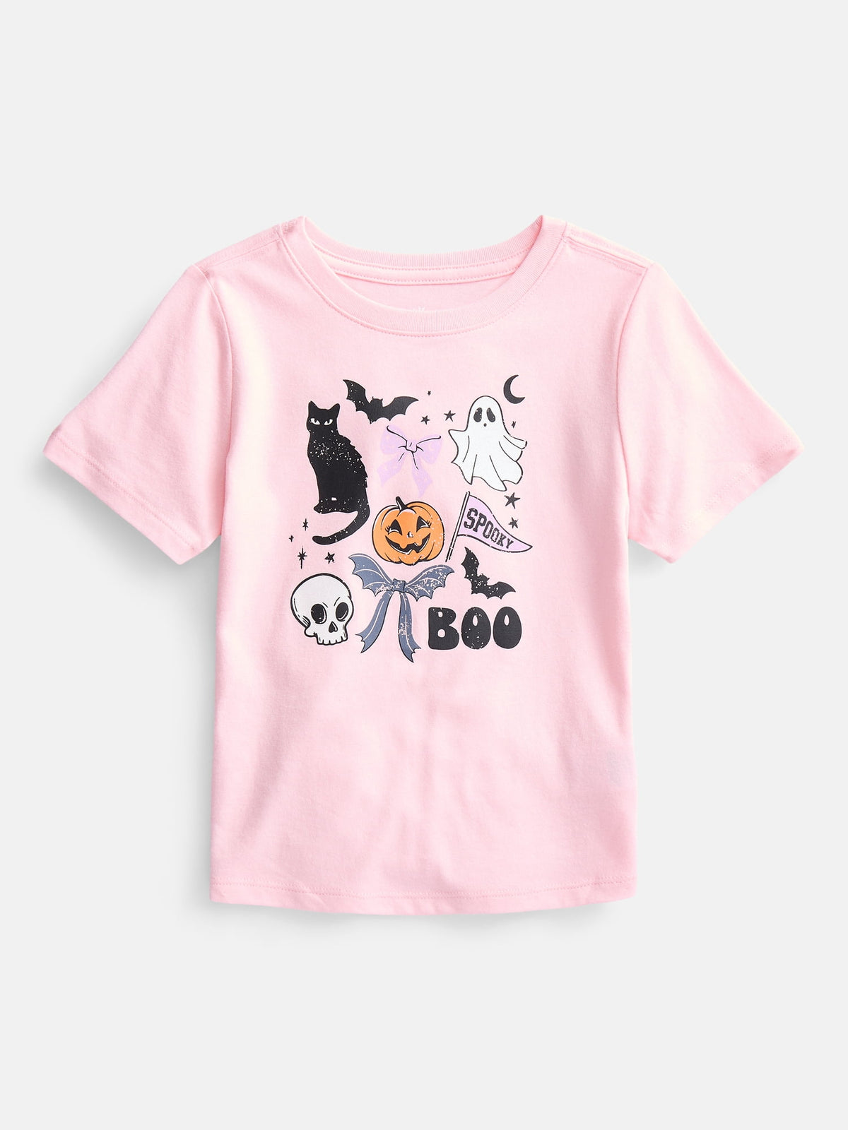 Halloween Toddler Girls Graphic Tee with Short Sleeves from Way to Celebrate, Sizes 12M-5T