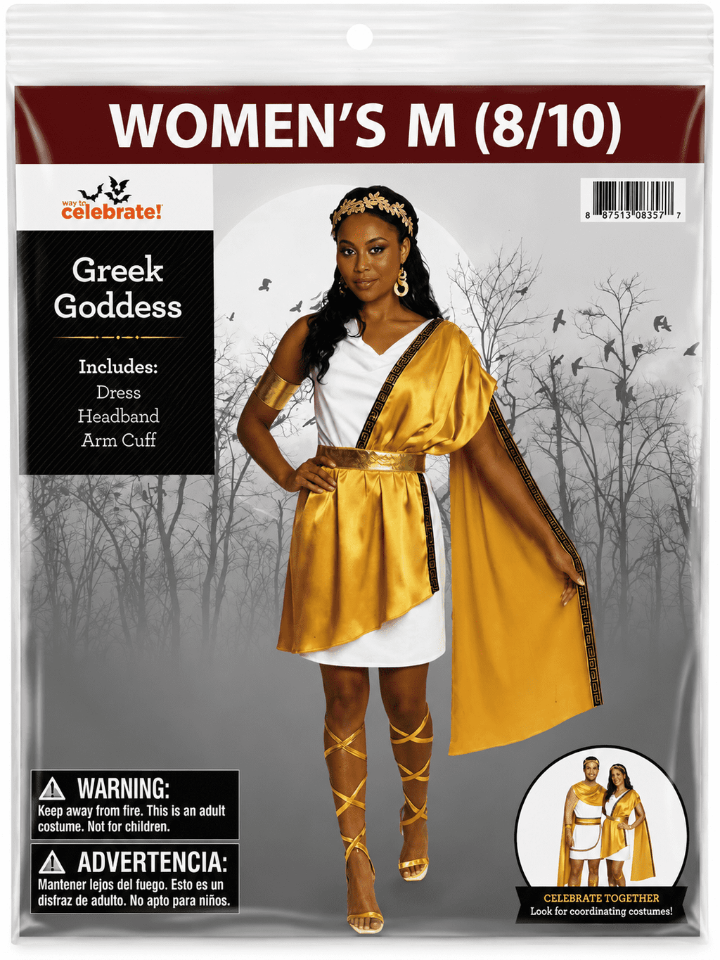 Greek Goddess Halloween Costume for Adults, by Way to Celebrate