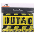 Caution Tape Decoration, Yellow and Black, 20', Halloween by Way To Celebrate