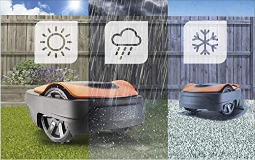 EasiLife 500 GO Robotic Lawn Mower, 500m2, Orange and Grey - 9704632-01