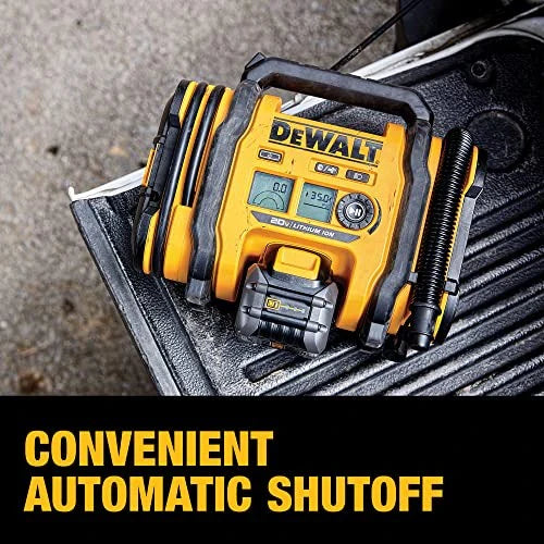 DEWALT 20V MAX Tire Inflator With Automatic Shut-Off And LED Light - DCC020IB