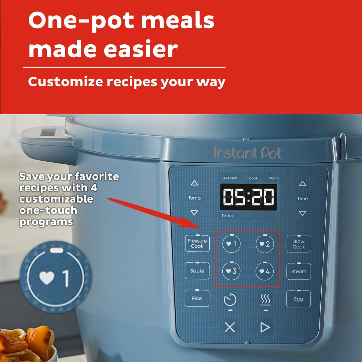 Instant Pot 6QT RIO Chef Series 7-in-1 Multi-Cooker, Black