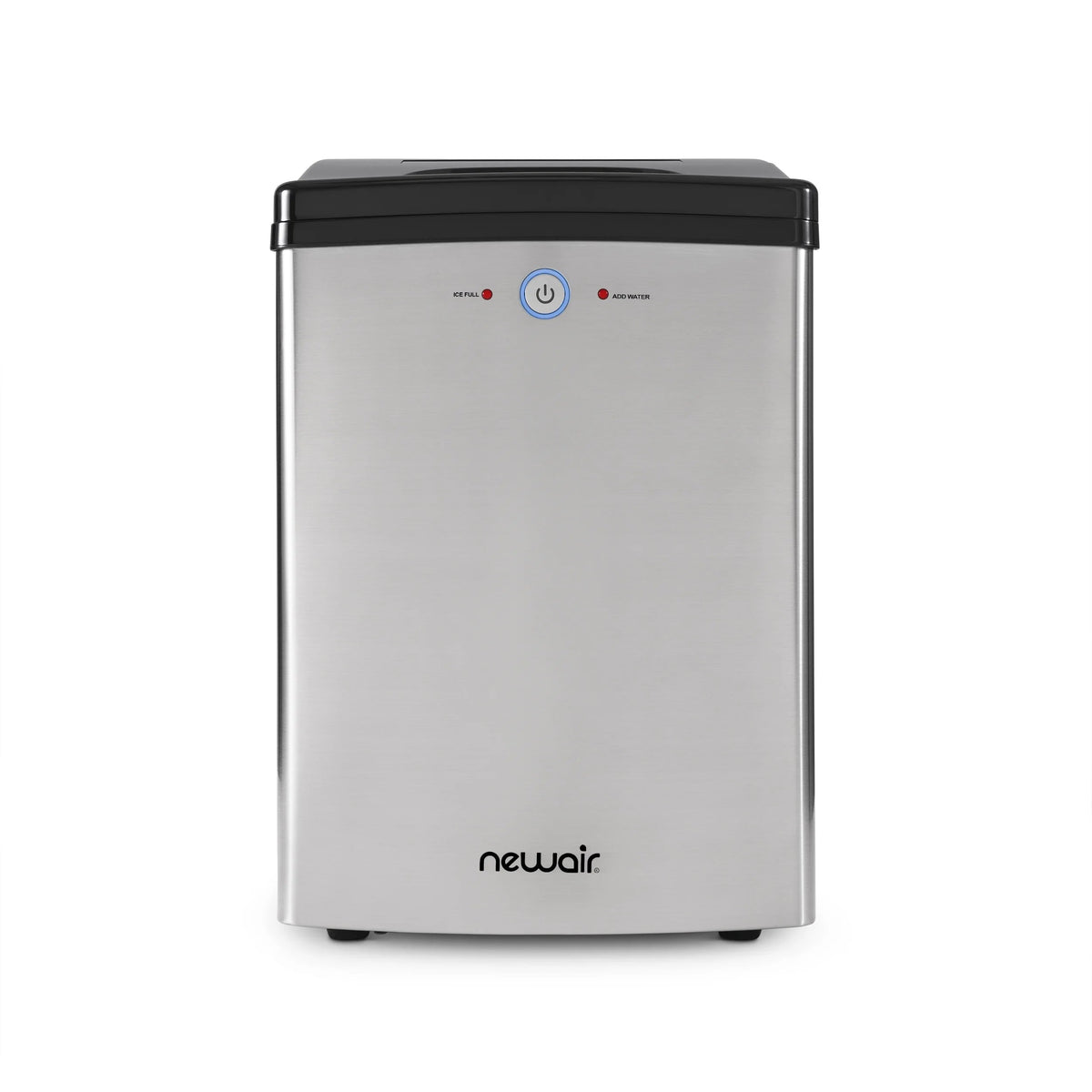 Newair Countertop Nugget Ice Maker, 45 lb, Self-Cleaning, Silver
