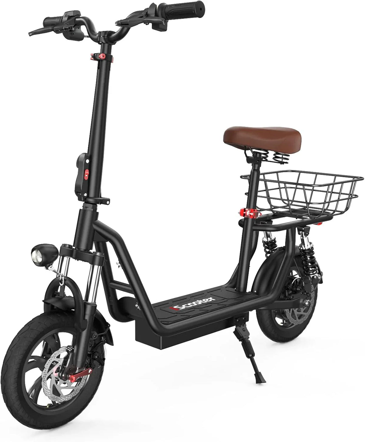 iScooter Electric Scooter With Seat, 500W, 21 Miles, 15.6 mph - i12