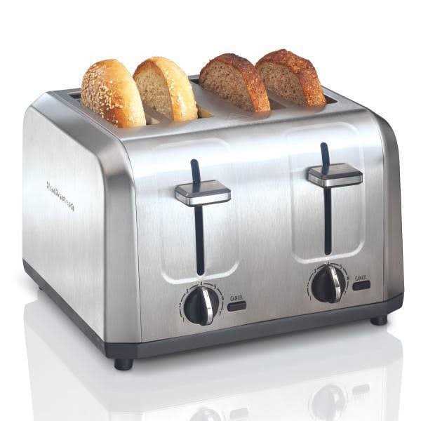 Hamilton Beach 4 Slice Toaster - Brushed Stainless Steel
