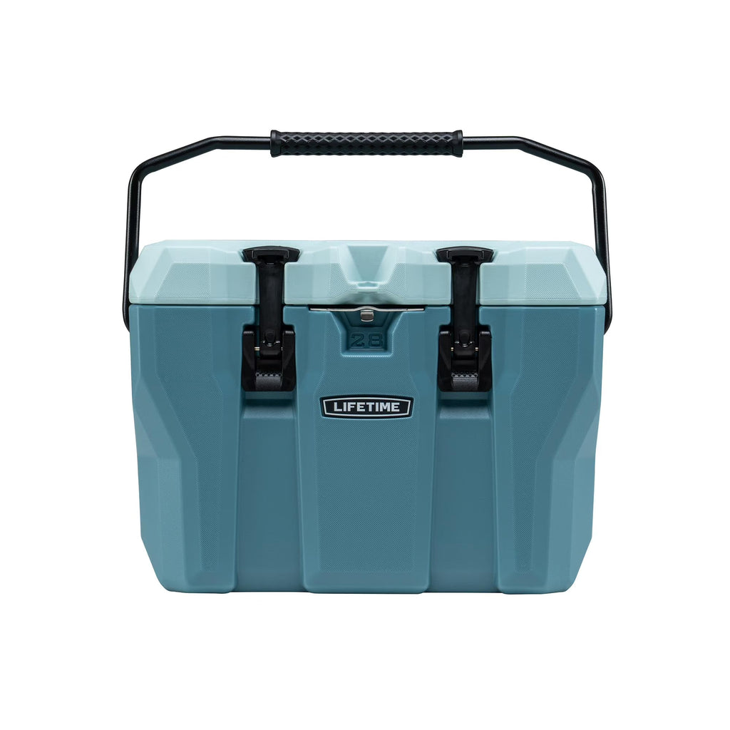 Lifetime Bear-Resistant High Performance Camping Cooler, 28 qt, 20 Can Capacity, Boulder Gray - 91289