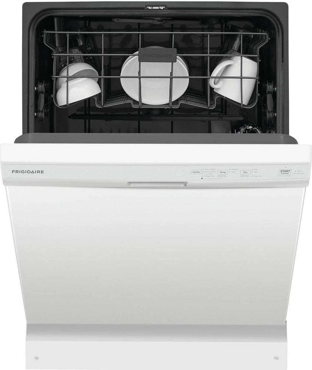 FRIGIDAIRE Built-In Dishwasher, 24 in, White - FDPC4314AW