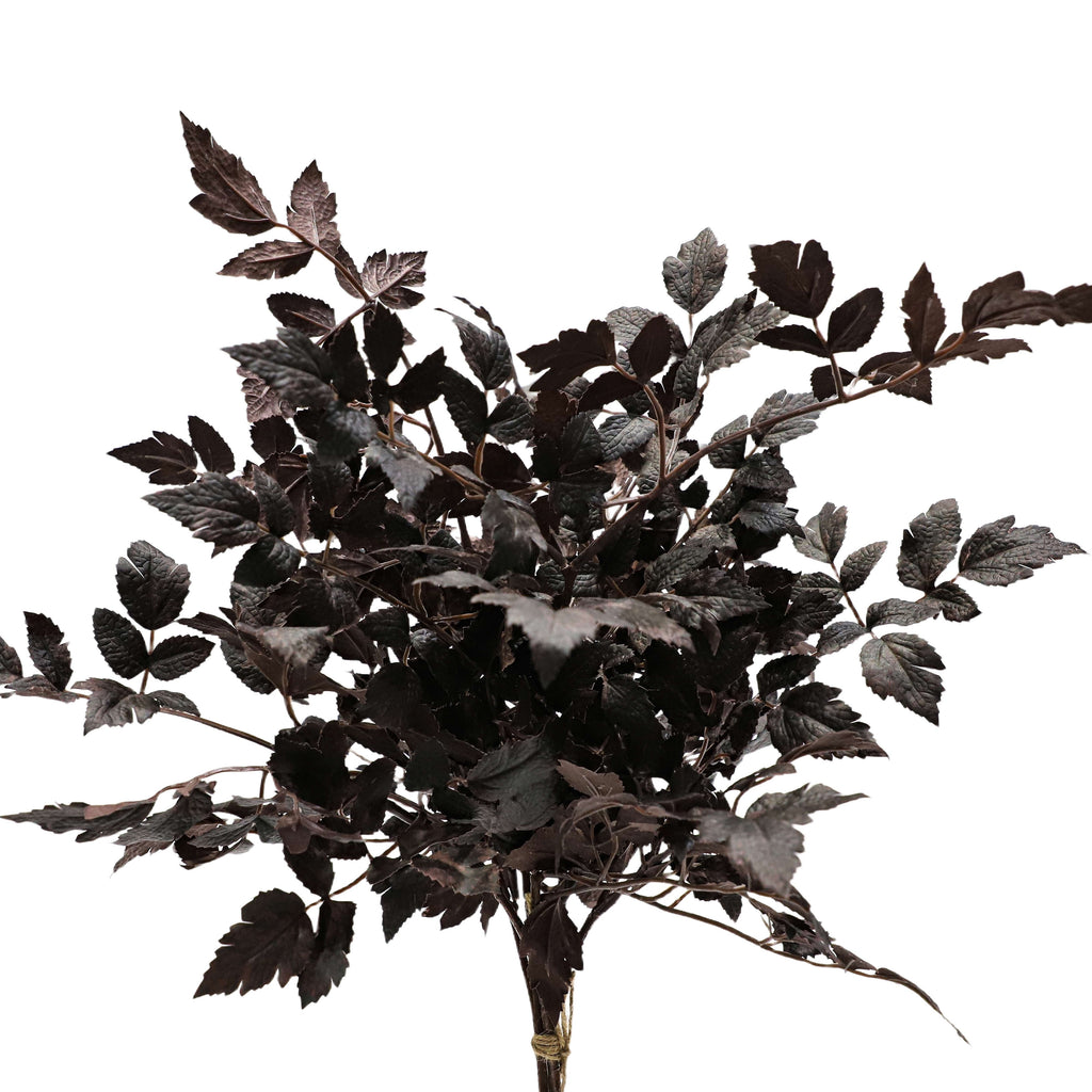 My Texas House Fall Faux Leaves Bundle, Plum, 30"