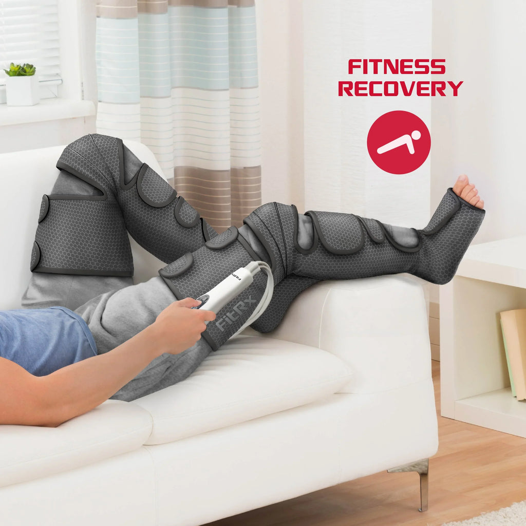 FitRx RecoverMax Heated Compression Leg And Foot Massager