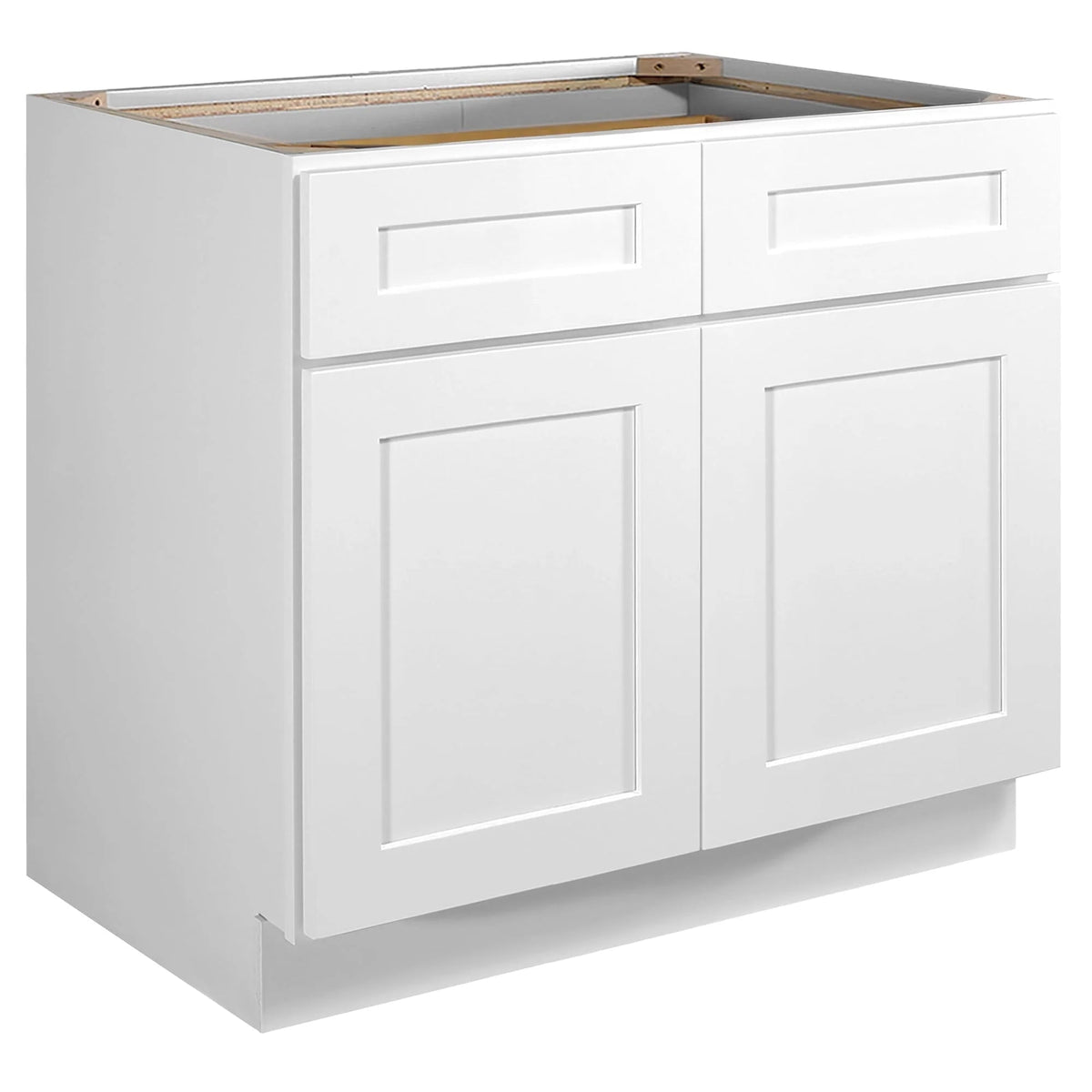 Design House Brookings Unassembled Shaker Base Kitchen Cabinet 36x34.5x24, White - 561407