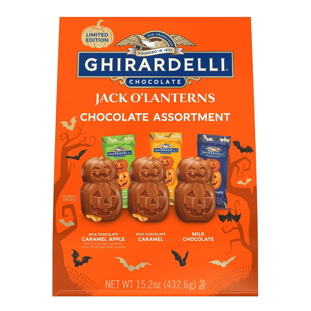 Ghirardelli Jack O'Lanterns Chocolate Assortment, 15.2 Ounce
