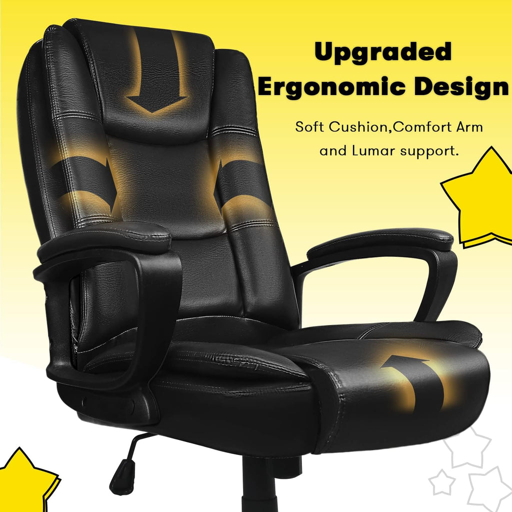 400 LBS Big And Tall Heavy Duty Ergonomic High-Back Office Chair