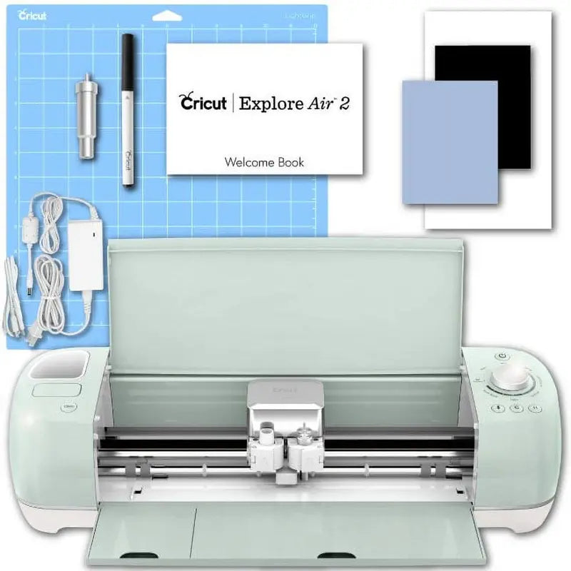 Cricut Cutting Machine Bundle With 8 9 in. x 12 in. Vinyl Sheets - Explore Air 2