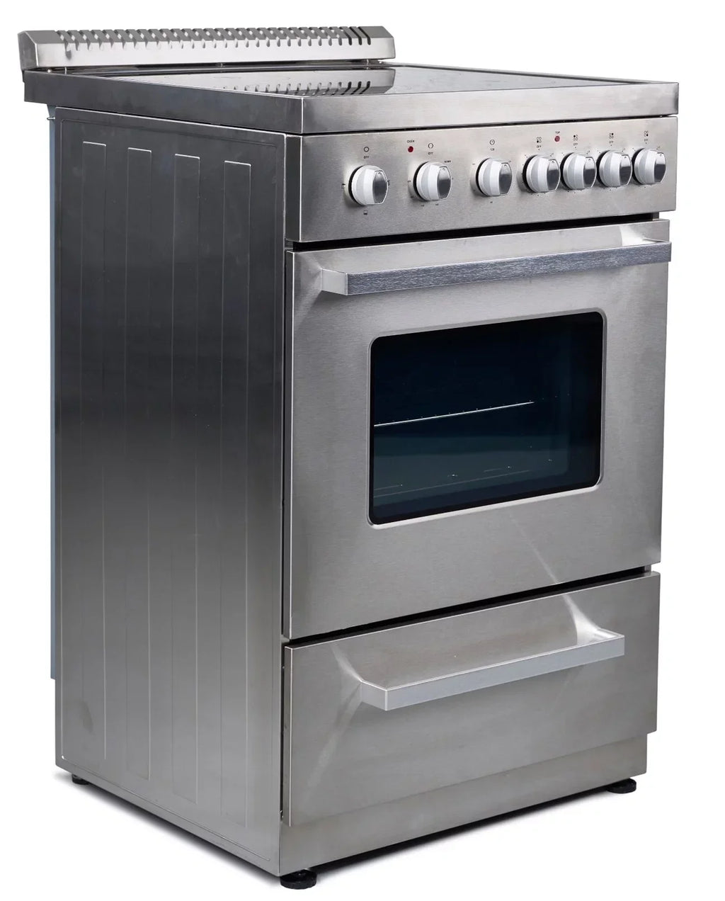 Premium Levella 24in Freestanding Electric Range With 4 Burners And 2.6 Cu. Ft. Oven Capacity