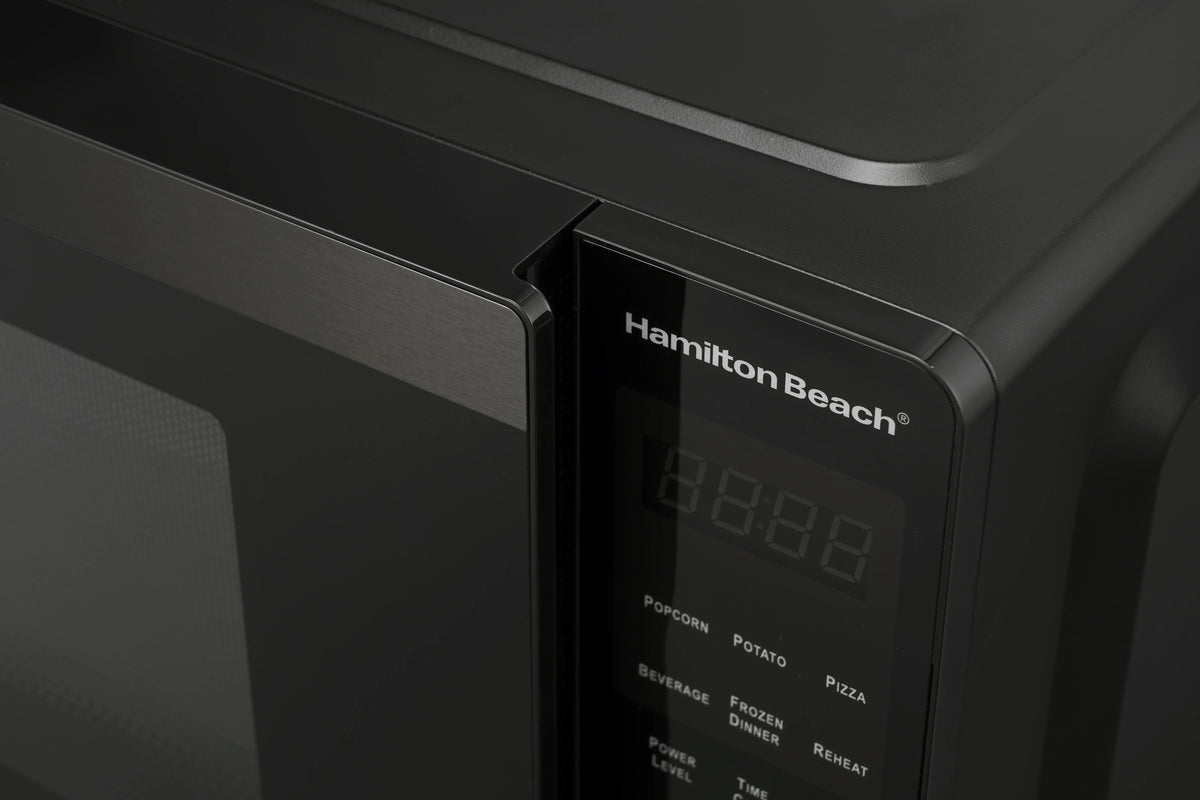 Hamilton Beach Countertop Microwave Oven, 0.9 Cu ft, 900 Watts, Stainless Steel, 18.98 in W x 14.17 in D x 10.63 in H - HB8436127995-01