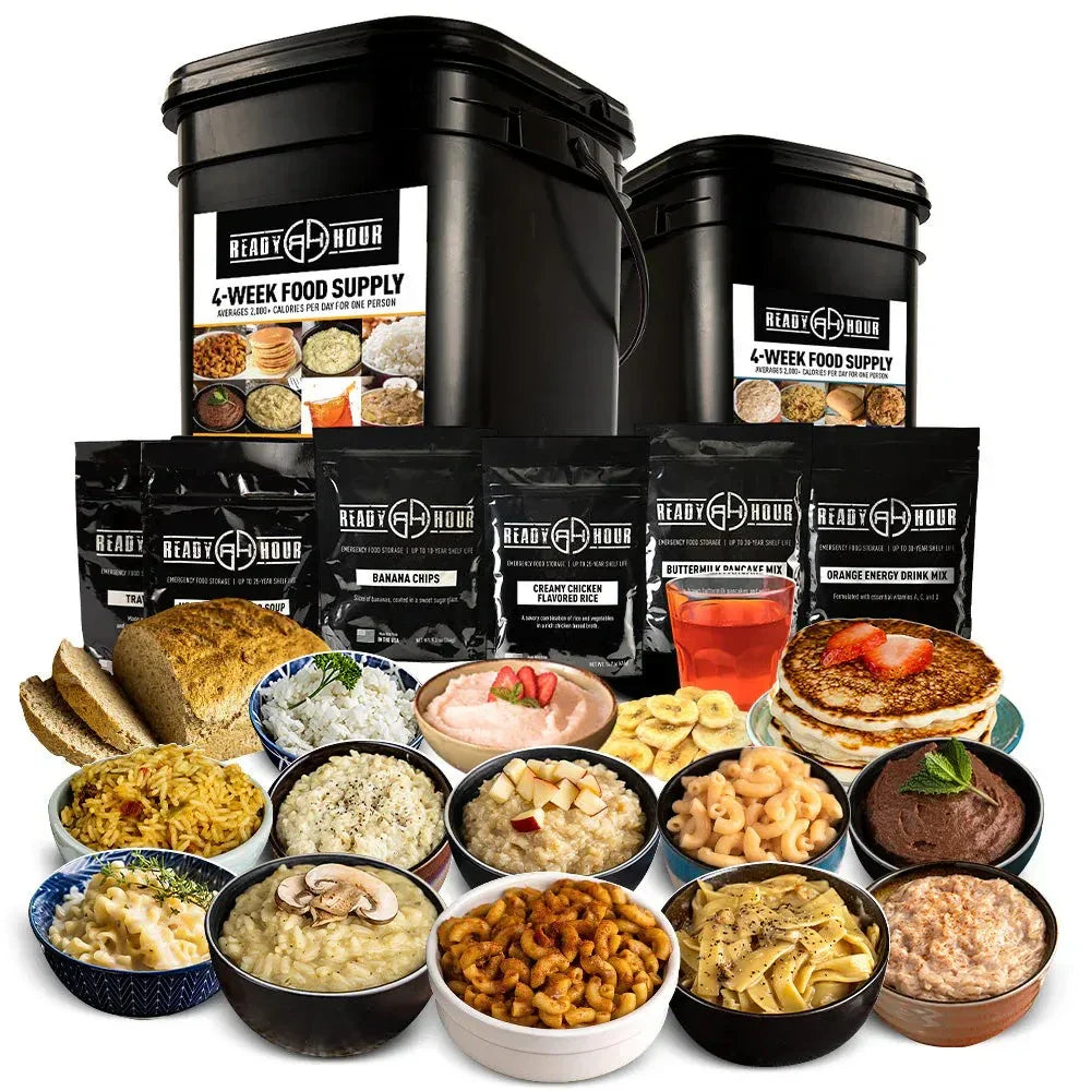 Ready Hour Emergency Food Supply, 4-Week, 2,000+ Calories/Day, 254 Servings