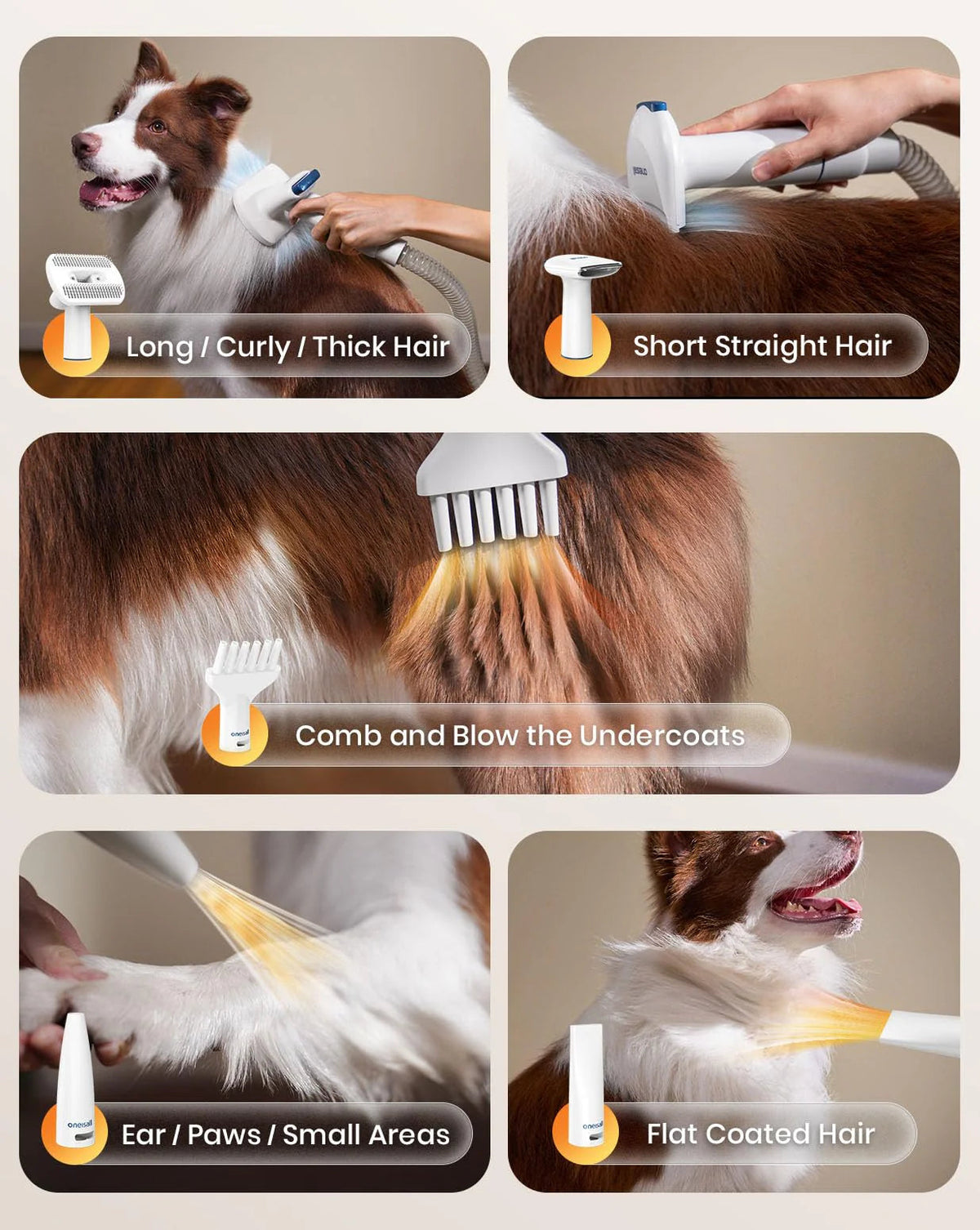 8-In-1 Dog Grooming Vacuum And Dryer Kit